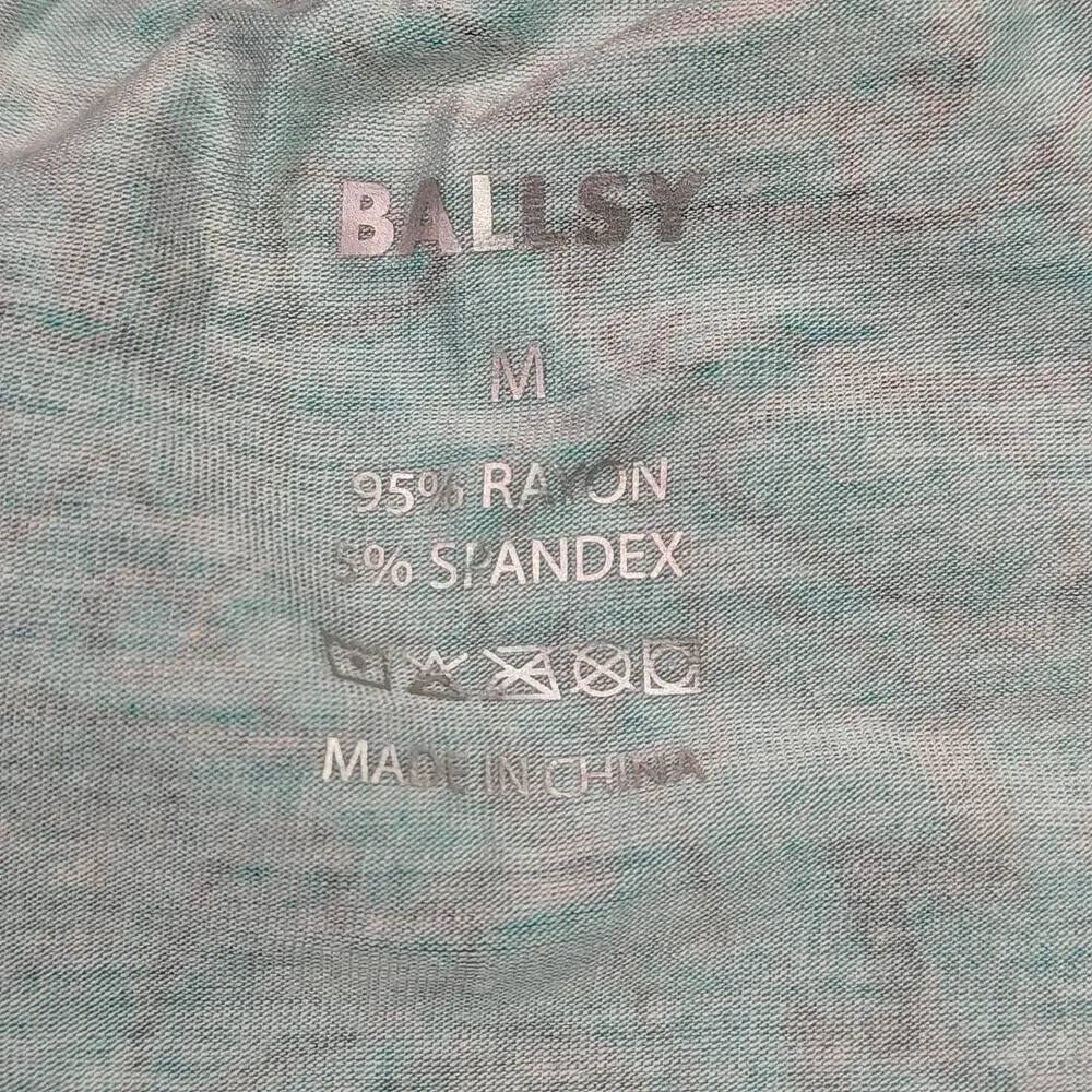 Ballsy Cartoon Love Teal Black Allover Print Mens Boxer Brief Medium